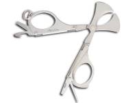 Multi-task cigar scissors with polished finish